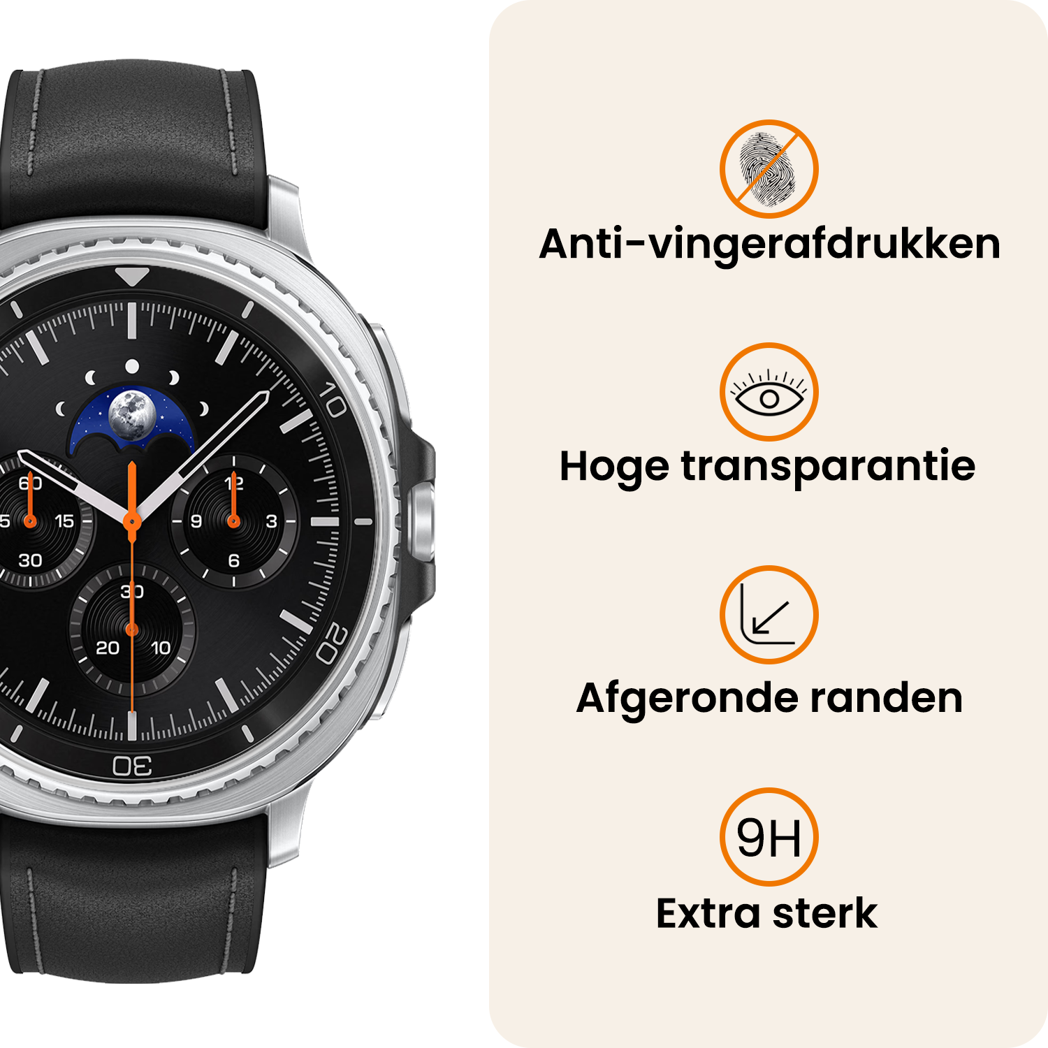 Nomfy Nomfy Samsung Galaxy Watch 8 Classic (46 mm) Screenprotector - 3 PACK