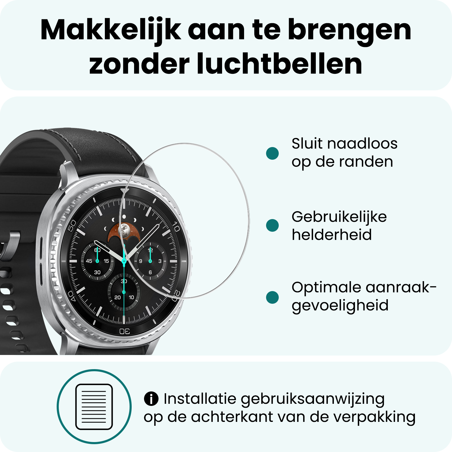 Forterra Forterra Samsung Galaxy Watch 8 Classic (46 mm) Screenprotector