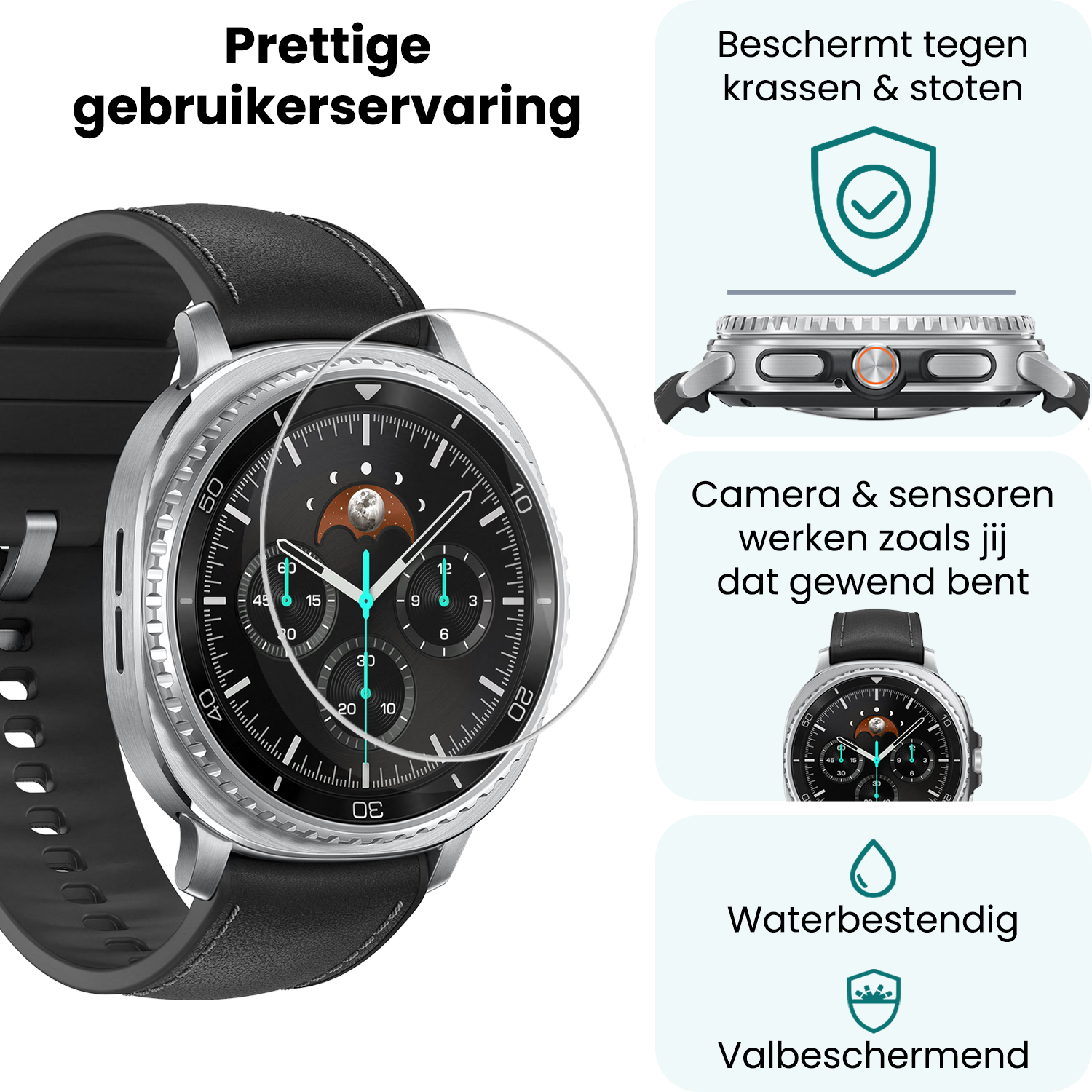 Forterra Forterra Samsung Galaxy Watch 8 Classic (46 mm) Screenprotector