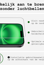 BASEY. BASEY. iPhone 16 Hoesje Pashouder met Koord Met Screenprotector - Groen