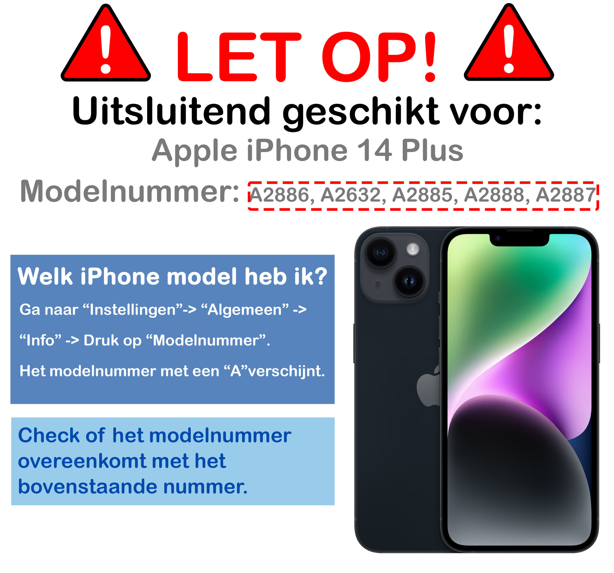 NoXx NoXx iPhone 14 Plus Hoesje Pashouder met Koord - Zwart