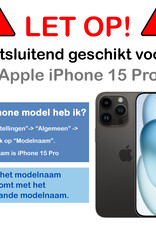 Nomfy Nomfy iPhone 15 Pro Hoesje Pashouder met Koord - Groen