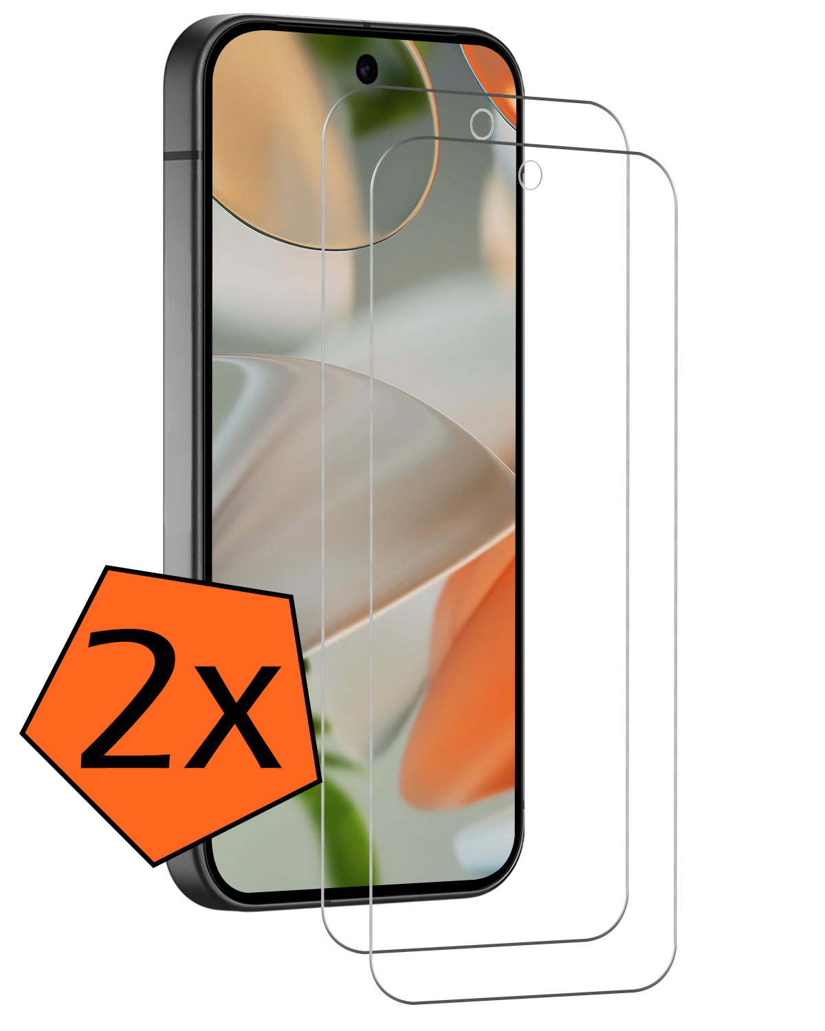 Nomfy Nomfy Google Pixel 10 Screenprotector Glas - 2 PACK