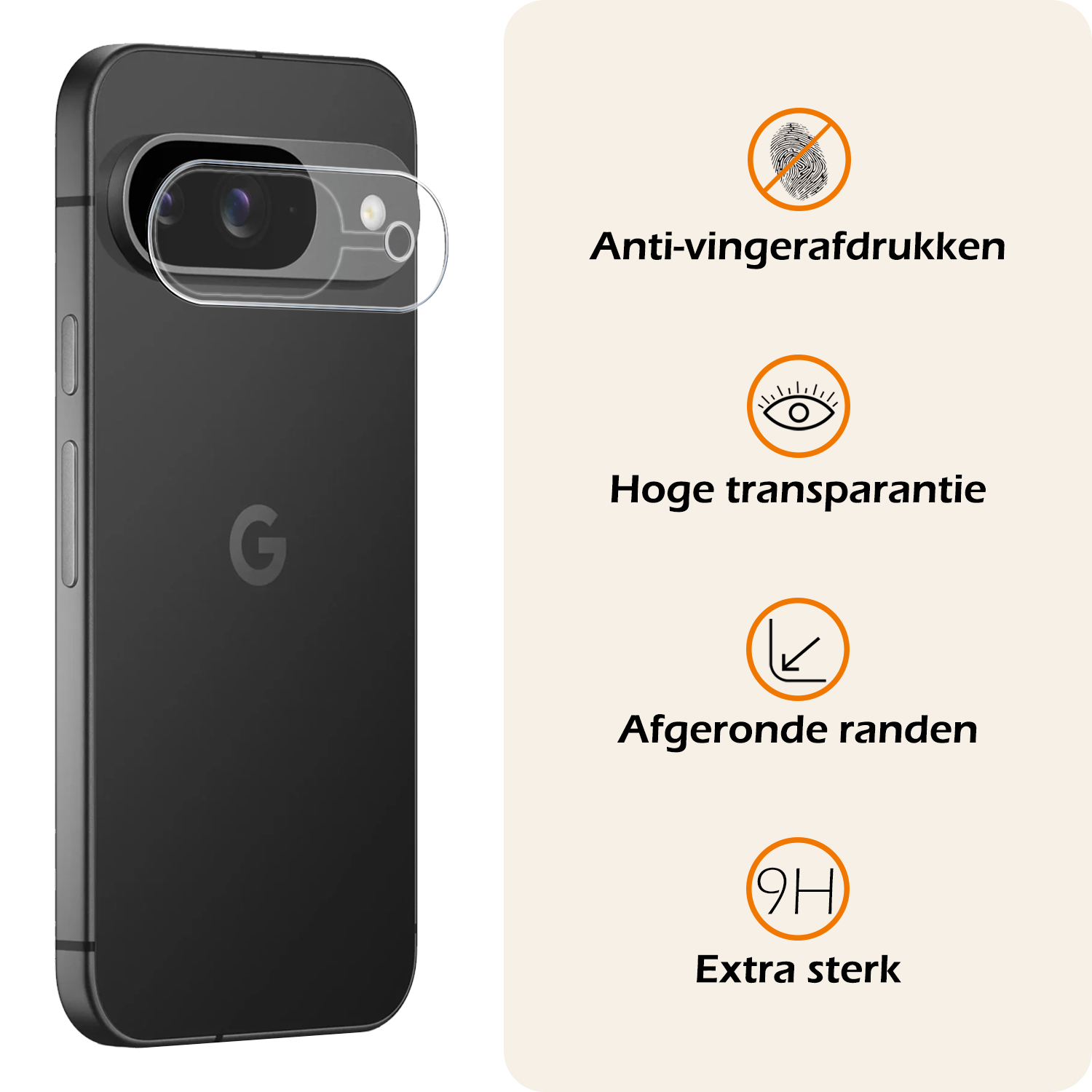 Nomfy Nomfy Google Pixel 10 Camera Screenprotector - 3 PACK