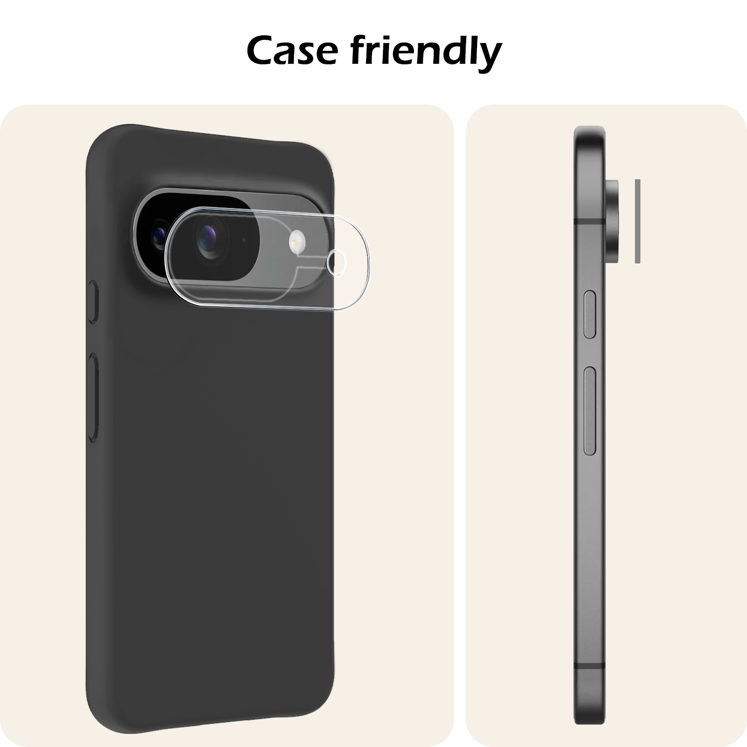 Nomfy Nomfy Google Pixel 10 Camera Screenprotector - 3 PACK