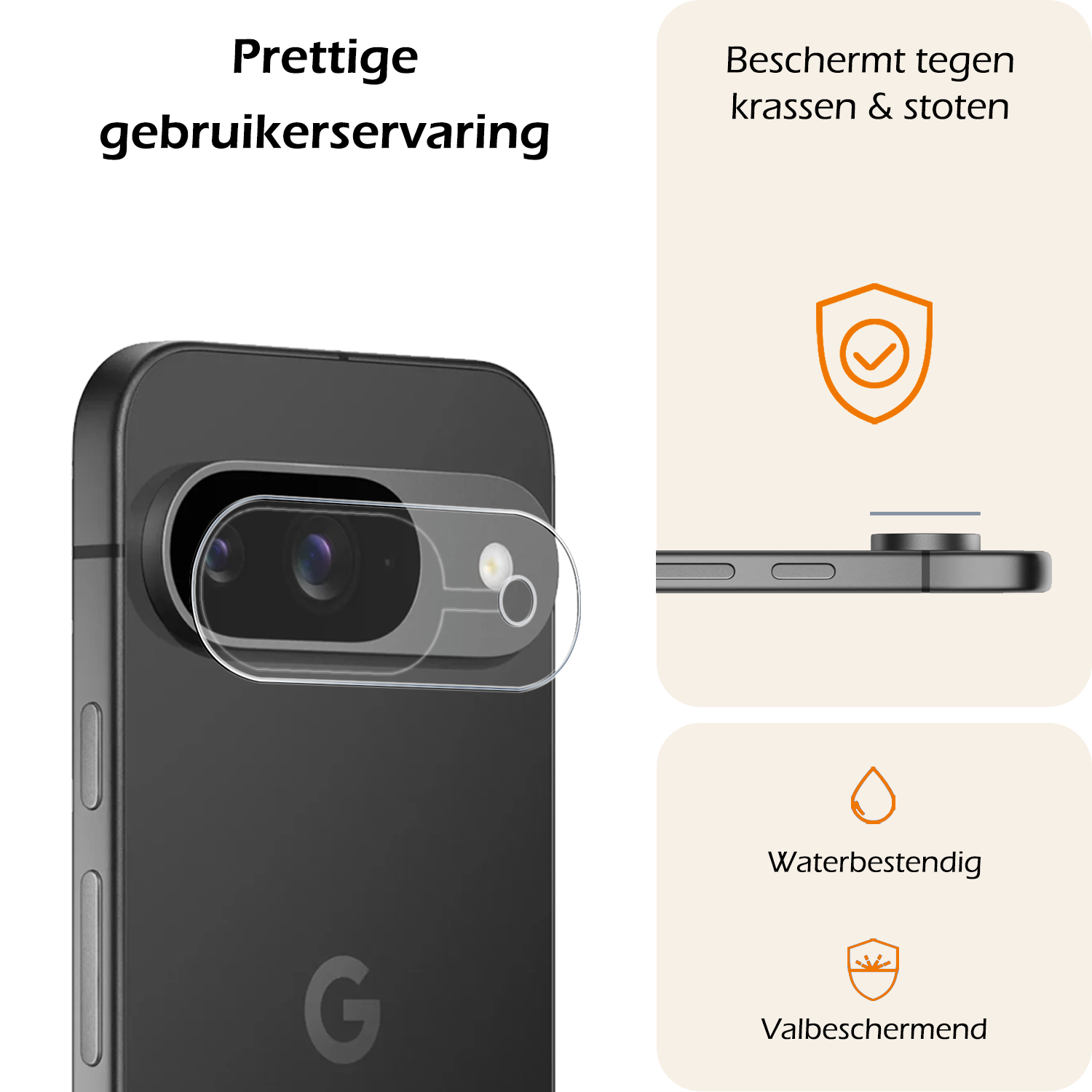 Nomfy Nomfy Google Pixel 10 Camera Screenprotector - 3 PACK