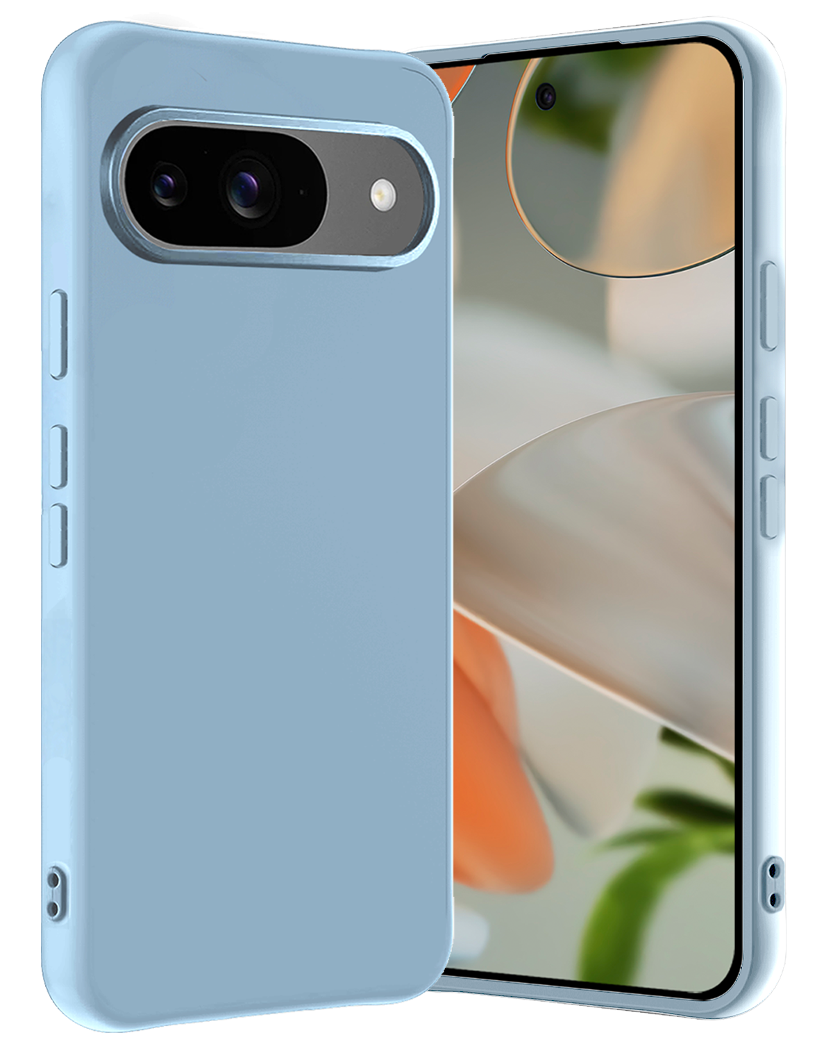 Nomfy Nomfy Google Pixel 10 Hoesje Siliconen - Lichtblauw