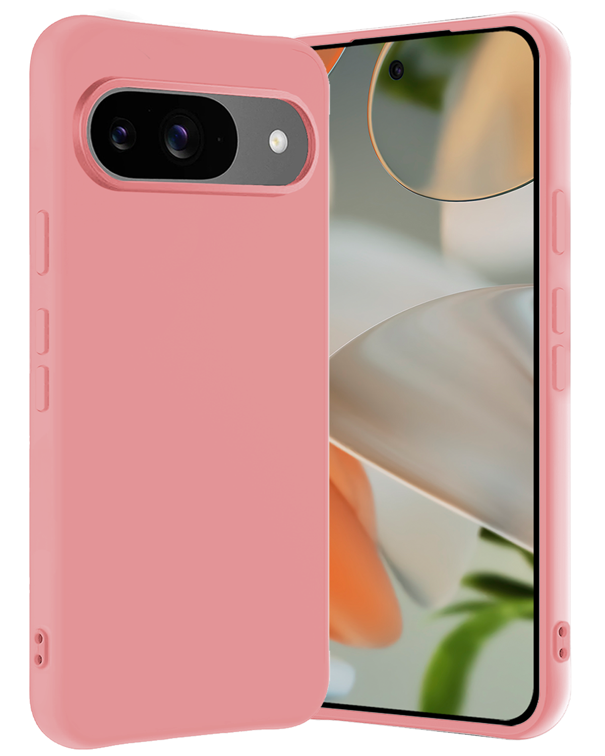 Nomfy Nomfy Google Pixel 10 Hoesje Siliconen - Lichtroze