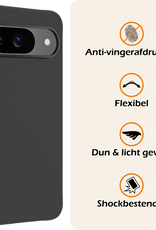 Nomfy Nomfy Google Pixel 10 Hoesje Siliconen - Zwart - 2 PACK