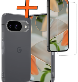 Nomfy Nomfy Google Pixel 10 Hoesje Siliconen Met Screenprotector - Transparant