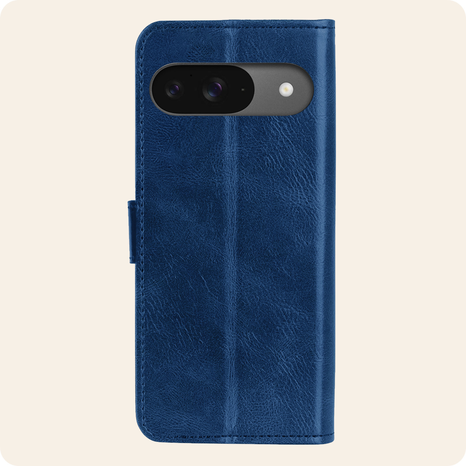 Nomfy Nomfy Google Pixel 10 Hoesje Bookcase Met 2x Screenprotector - Donkerblauw