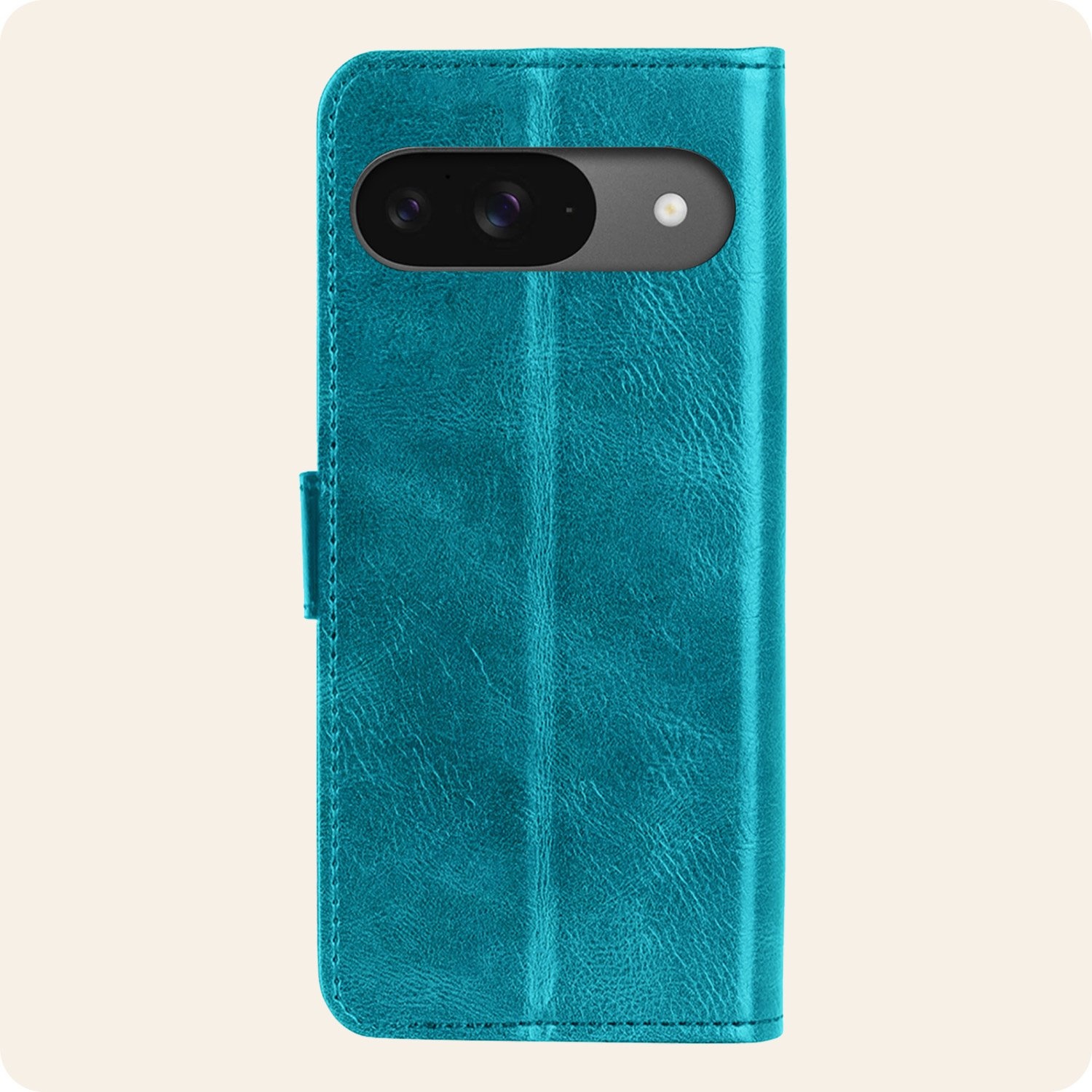 Nomfy Nomfy Google Pixel 10 Hoesje Bookcase Met 2x Screenprotector - Turquoise