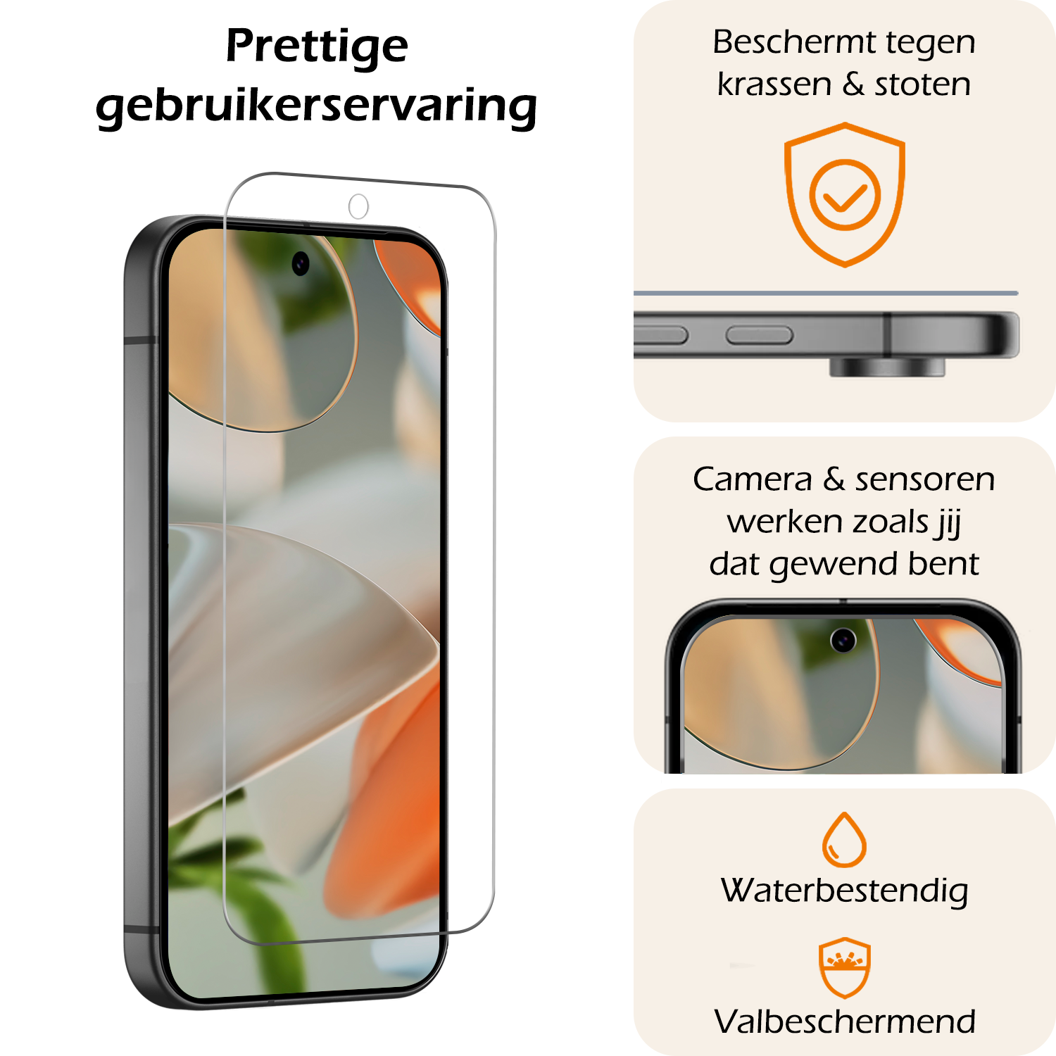 Nomfy Nomfy Google Pixel 10 Pro Screenprotector Glas - 2 PACK