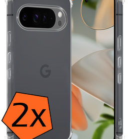 Nomfy Nomfy Google Pixel 10 Pro Hoesje Shockproof - Transparant - 2 PACK