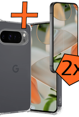 Nomfy Nomfy Google Pixel 10 Pro Hoesje Shockproof Met 2x Screenprotector