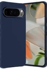 Nomfy Nomfy Google Pixel 10 Pro Hoesje Siliconen - Donkerblauw