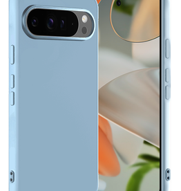 Nomfy Nomfy Google Pixel 10 Pro Hoesje Siliconen - Lichtblauw