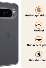 Nomfy Nomfy Google Pixel 10 Pro Hoesje Siliconen - Transparant