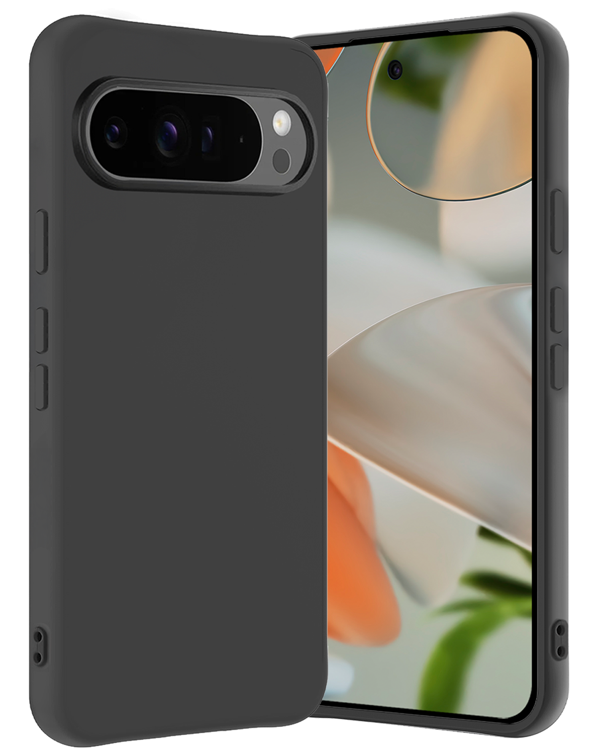 Nomfy Nomfy Google Pixel 10 Pro Hoesje Siliconen - Zwart