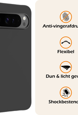 Nomfy Nomfy Google Pixel 10 Pro Hoesje Siliconen - Zwart