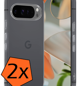 Nomfy Nomfy Google Pixel 10 Pro Hoesje Siliconen - Transparant - 2 PACK