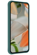 Nomfy Nomfy Google Pixel 10 Pro Hoesje Siliconen Met Screenprotector - Donkergroen