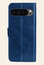 Nomfy Nomfy Google Pixel 10 Pro Hoesje Bookcase Met 2x Screenprotector - Donkerblauw