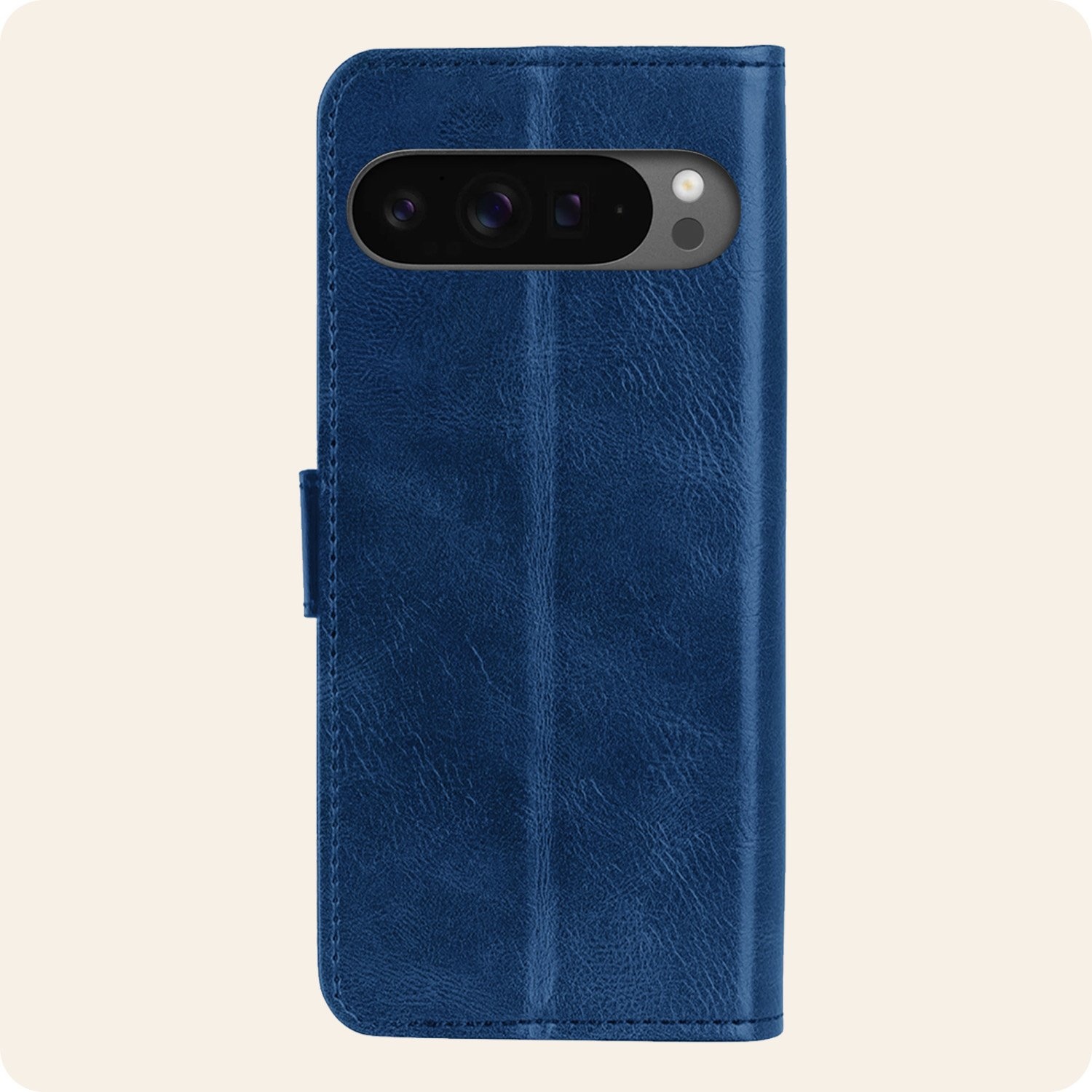 Nomfy Nomfy Google Pixel 10 Pro Hoesje Bookcase Met 2x Screenprotector - Donkerblauw