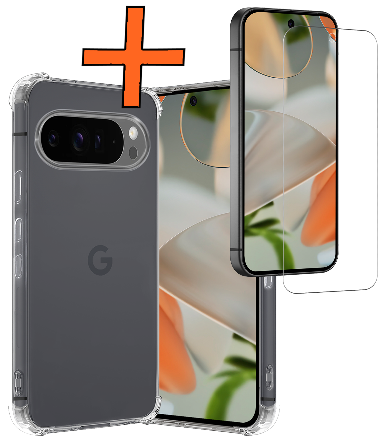 Nomfy Nomfy Google Pixel 10 Pro XL Hoesje Shockproof Met Screenprotector