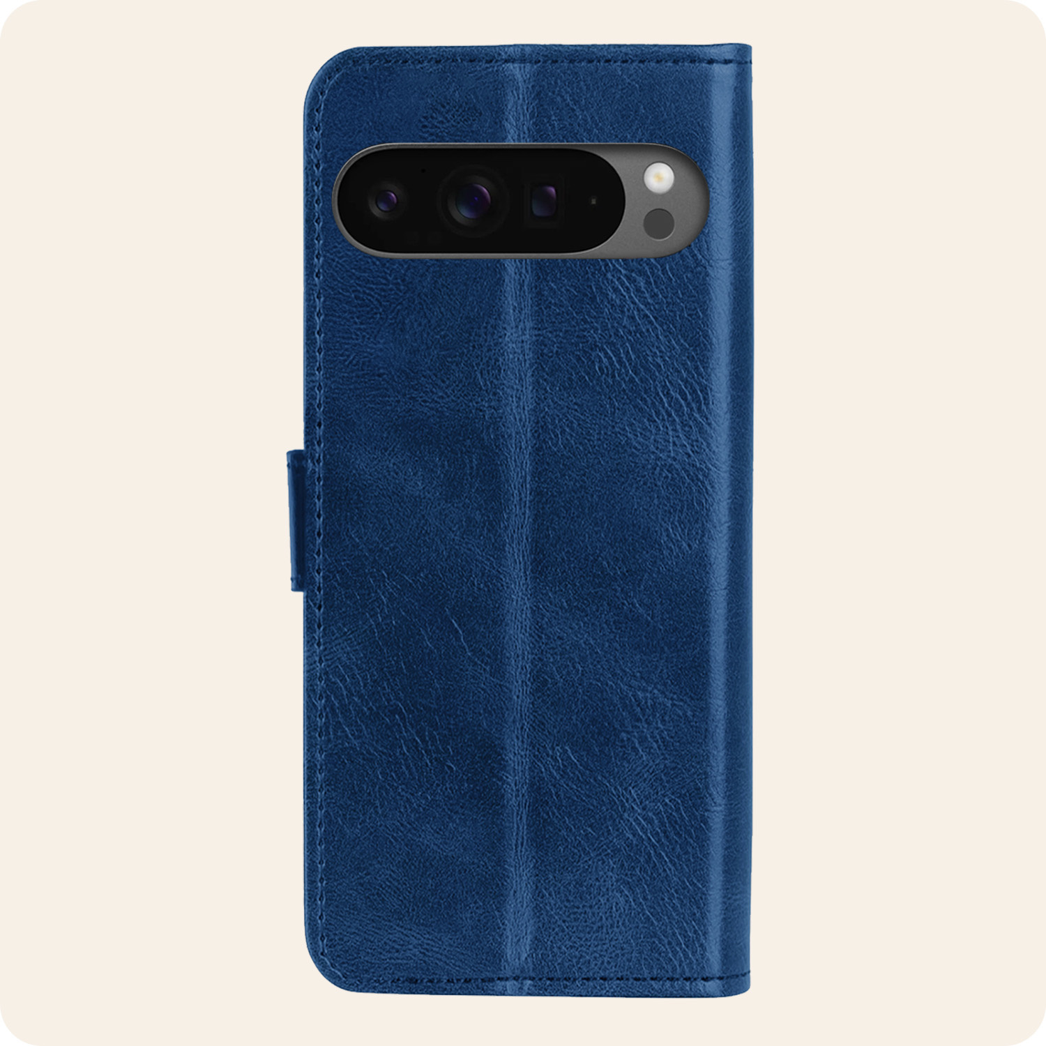 Nomfy Nomfy Google Pixel 10 Pro XL Hoesje Bookcase Met Screenprotector - Donkerblauw