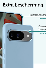 Forterra Forterra Google Pixel 10 Hoesje Siliconen - Lichtblauw