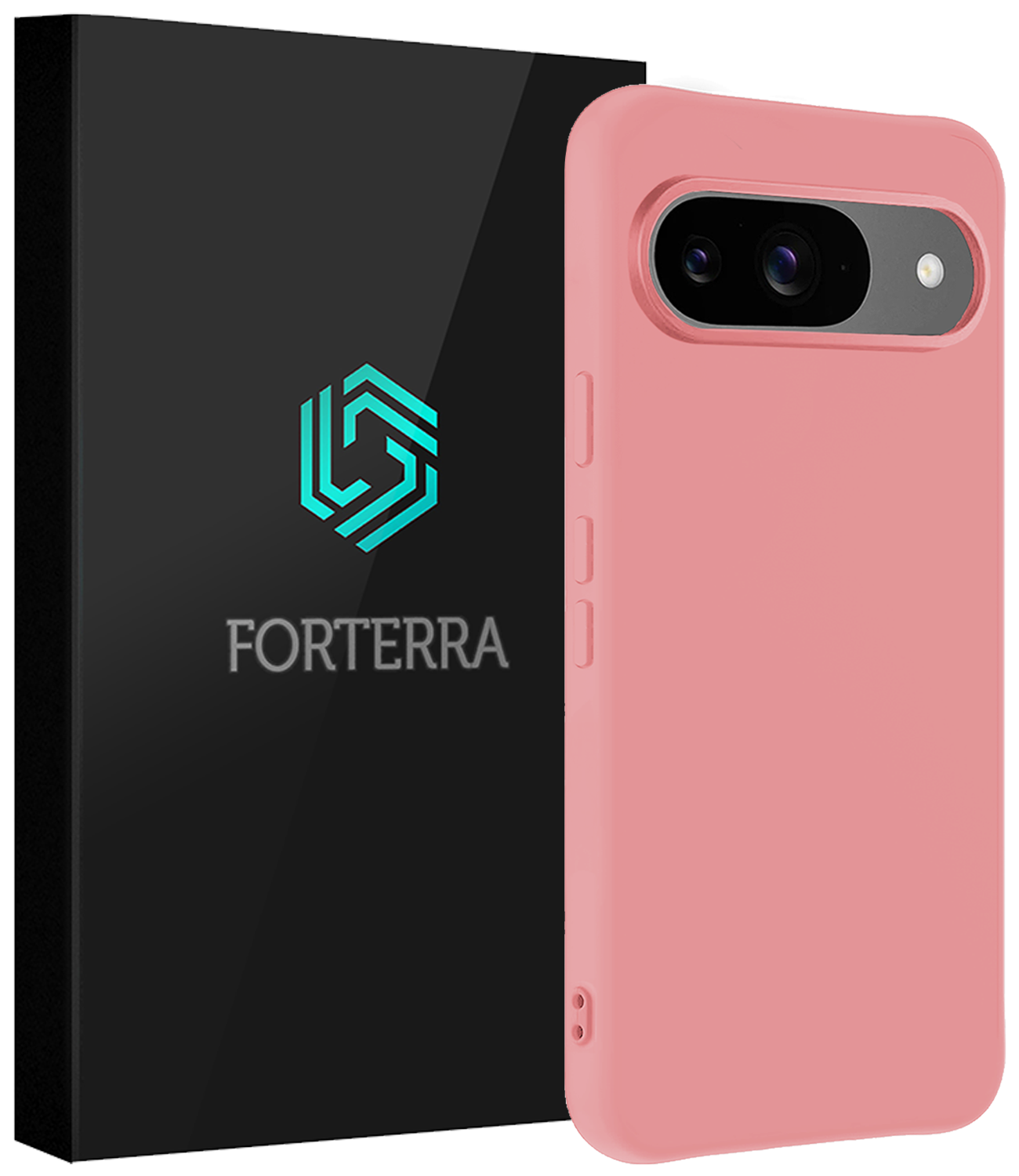 Forterra Forterra Google Pixel 10 Hoesje Siliconen - Lichtroze