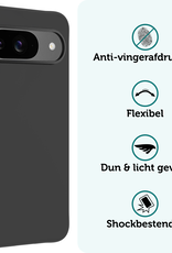 Forterra Forterra Google Pixel 10 Hoesje Siliconen - Zwart - 2 PACK