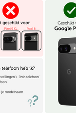 Forterra Forterra Google Pixel 10 Hoesje Siliconen Met 2x Screenprotector - Donkergroen