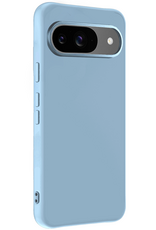 Forterra Forterra Google Pixel 10 Hoesje Siliconen Met 2x Screenprotector - Lichtblauw