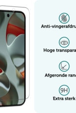 Forterra Forterra Google Pixel 10 Hoesje Siliconen Met 2x Screenprotector - Transparant