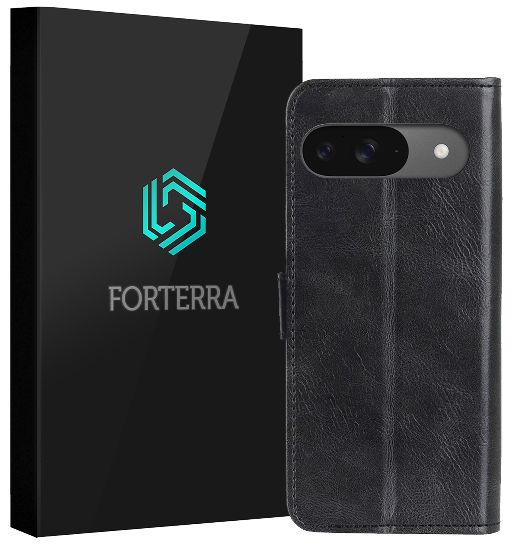 Forterra Forterra Google Pixel 10 Hoesje Bookcase - Zwart