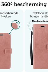 Forterra Forterra Google Pixel 10 Hoesje Bookcase Met Screenprotector - Rose Goud