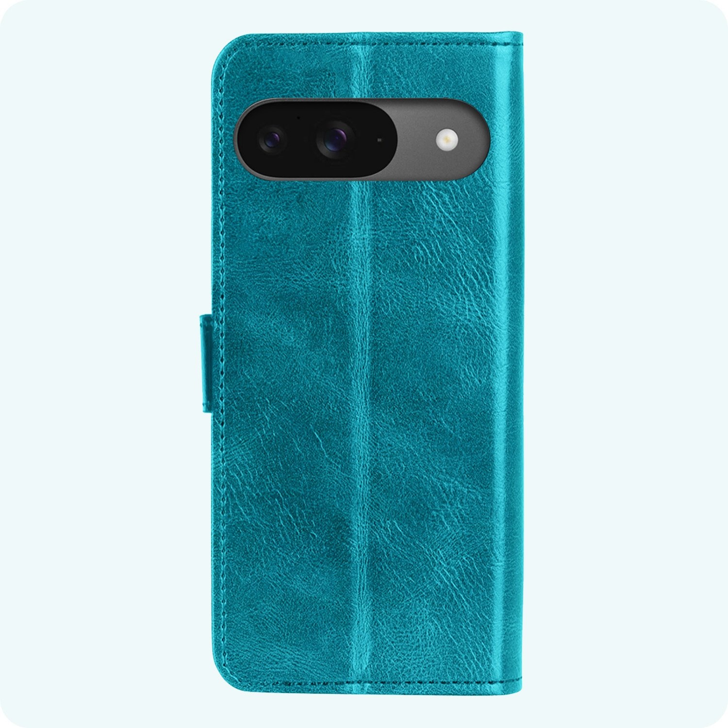 Forterra Forterra Google Pixel 10 Hoesje Bookcase Met Screenprotector - Turquoise