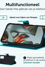 Forterra Forterra Google Pixel 10 Hoesje Bookcase Met 2x Screenprotector - Turquoise
