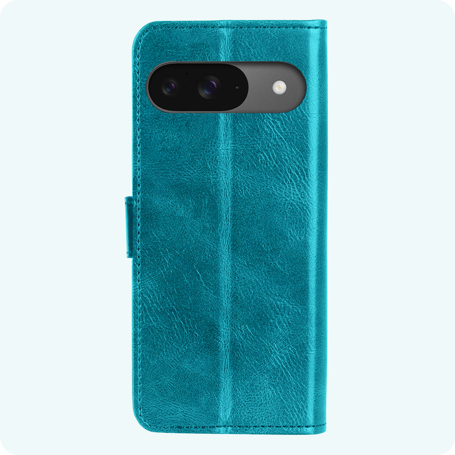 Forterra Forterra Google Pixel 10 Hoesje Bookcase Met 2x Screenprotector - Turquoise