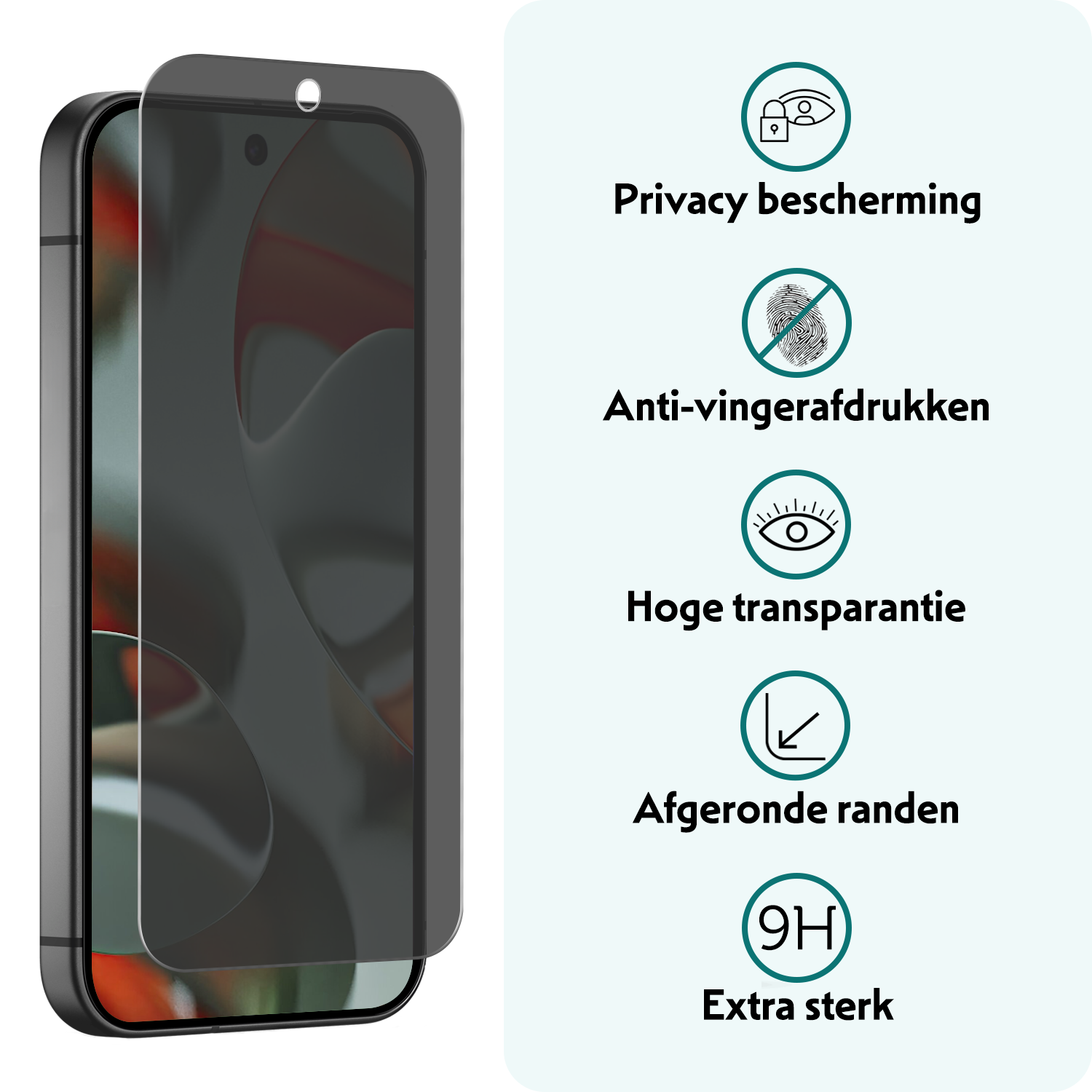 Forterra Forterra Google Pixel 10 Pro Screenprotector Glas Privacy - 2 PACK