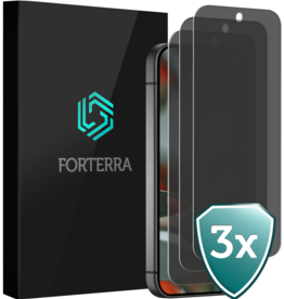 Forterra Forterra Google Pixel 10 Pro Screenprotector Glas Privacy - 3 PACK