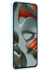 Forterra Forterra Google Pixel 10 Pro Hoesje Siliconen - Lichtblauw