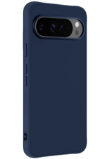 Forterra Forterra Google Pixel 10 Pro Hoesje Siliconen Met 2x Screenprotector - Donkerblauw