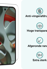 Forterra Forterra Google Pixel 10 Pro Hoesje Siliconen Met 2x Screenprotector - Lichtblauw