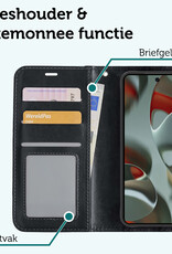 Forterra Forterra Google Pixel 10 Pro Hoesje Bookcase Met Screenprotector - Zwart