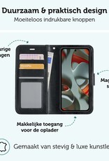 Forterra Forterra Google Pixel 10 Pro Hoesje Bookcase Met Screenprotector - Zwart