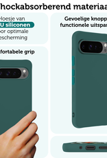Forterra Forterra Google Pixel 10 Pro XL Hoesje Siliconen - Donkergroen - 2 PACK