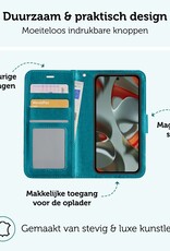 Forterra Forterra Google Pixel 10 Pro XL Hoesje Bookcase - Turquoise